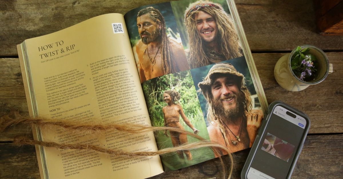 Beautifully natural dreadlocks - Step-by-step creation and maintenance