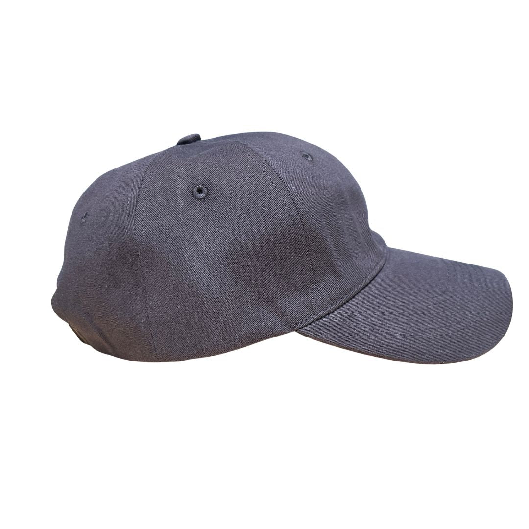 Gray dreadlock cap on a white background