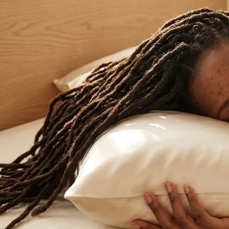 Silk Pillowcase dreadlock care product - Mountain Dreads