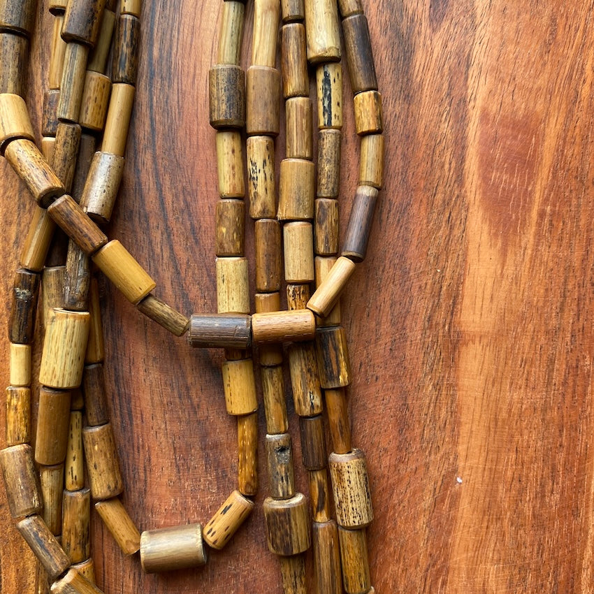 Bamboo Necklace - 5 Strands (view 2) - Mountain Dreads
