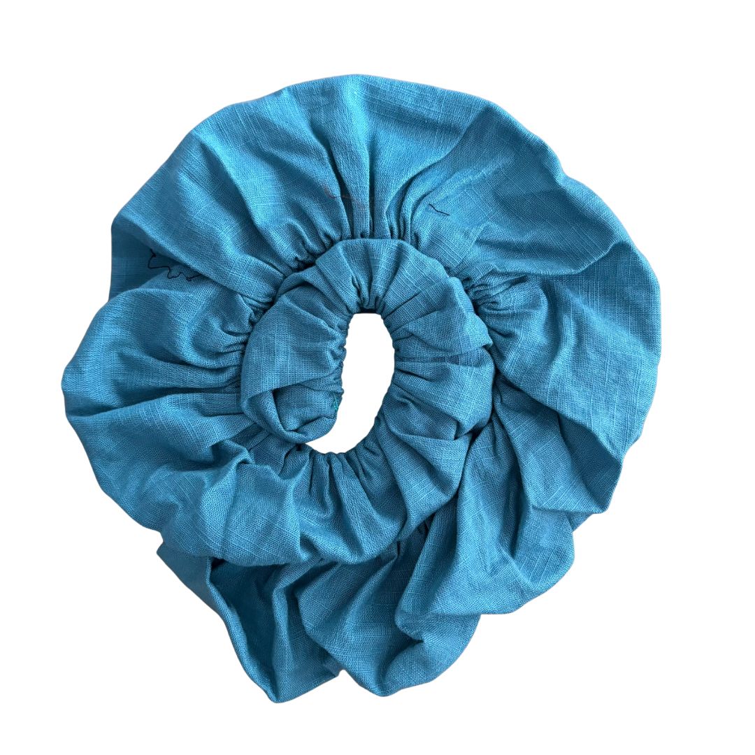 Linen Spiralock Scrunchies