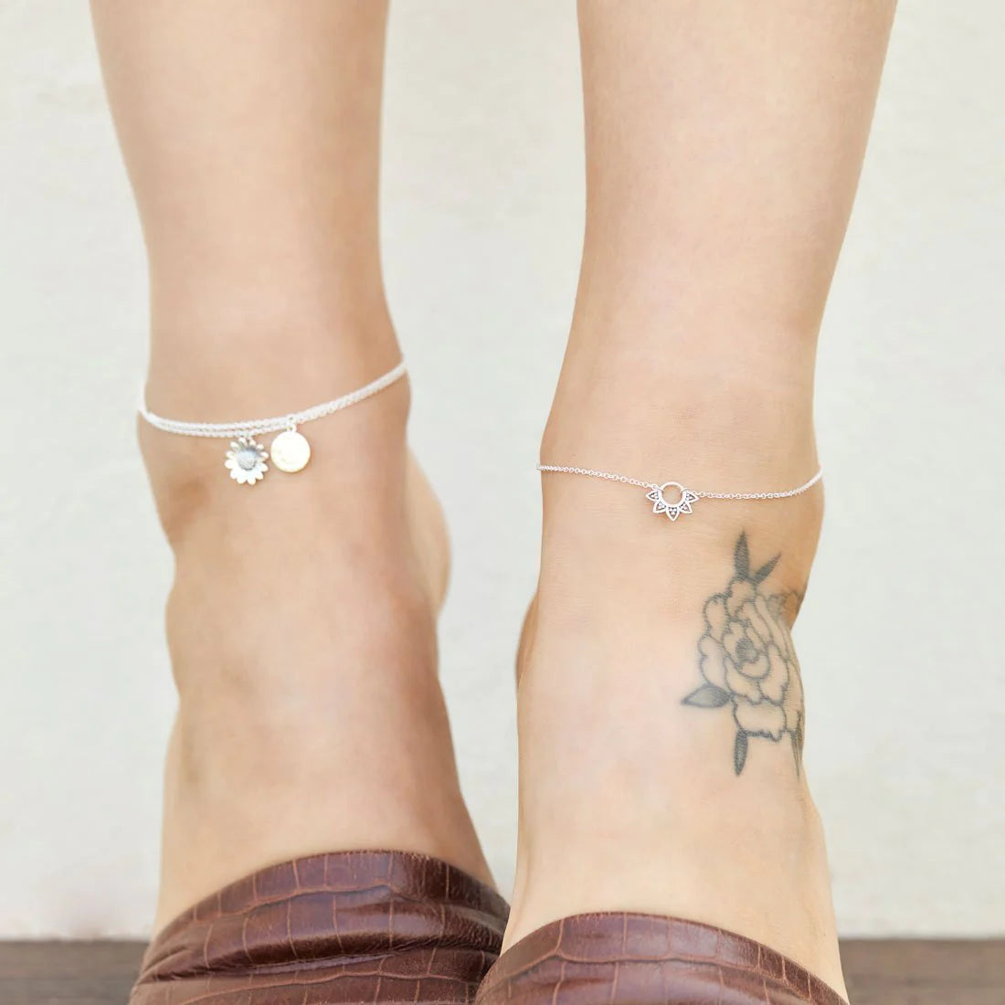 Sterling Silver, Rising Sun Anklet jewellery (view 2) - Mountain Dreads