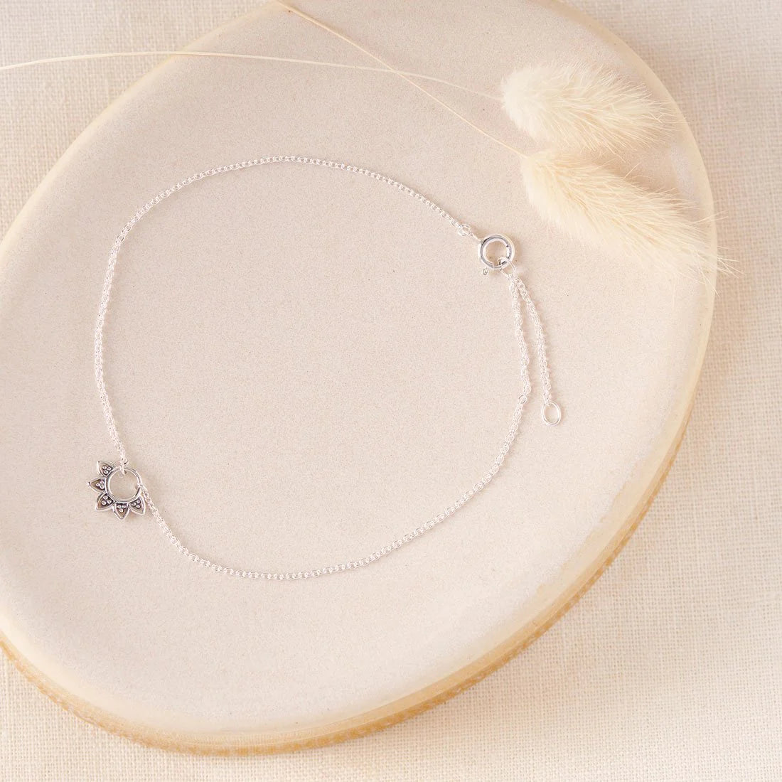 Sterling Silver, Rising Sun Anklet jewellery (view 5) - Mountain Dreads