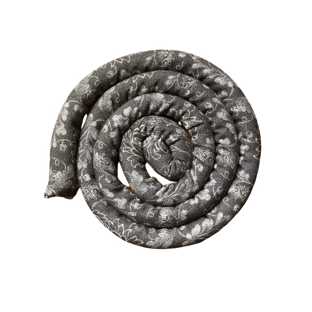 Grey Paisley Vegan Spiralocks