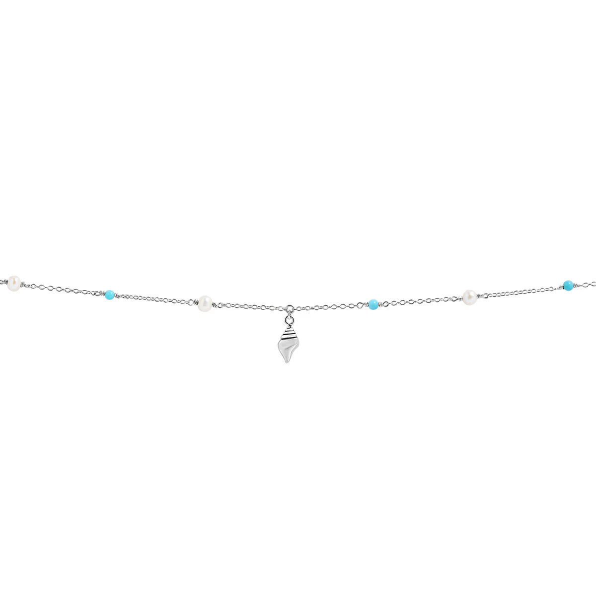 Sterling Silver, Santorini Anklet jewellery (view 3) - Mountain Dreads