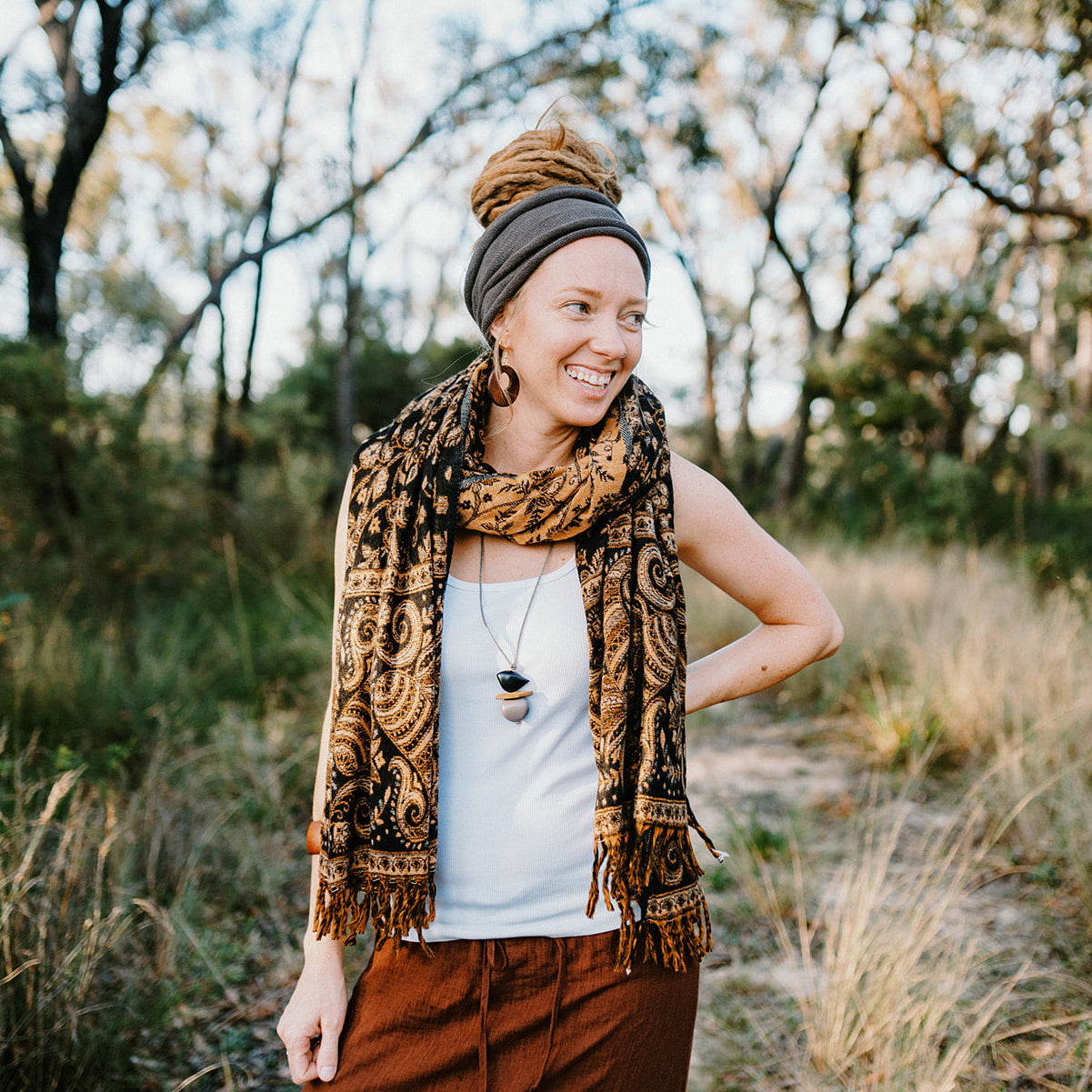 Paisley Scarf - Ashwood