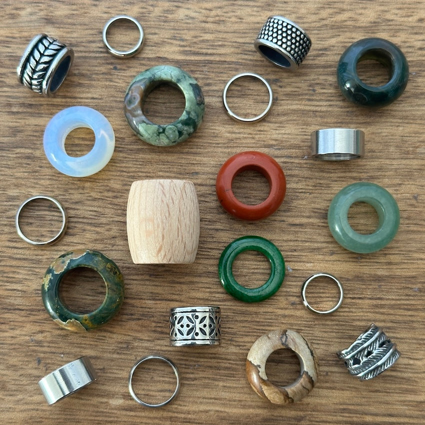 Autumn Forest | Dreadlock Beads | Set Of 20