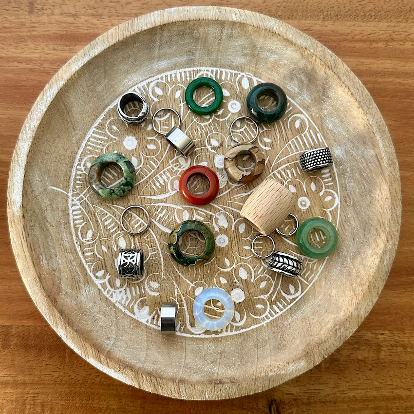 Autumn Forest | Dreadlock Beads | Set Of 20