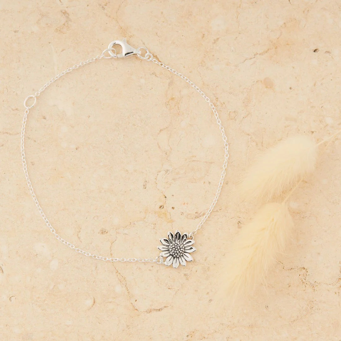 Sterling Silver | Blossoming Sunflower Bracelet