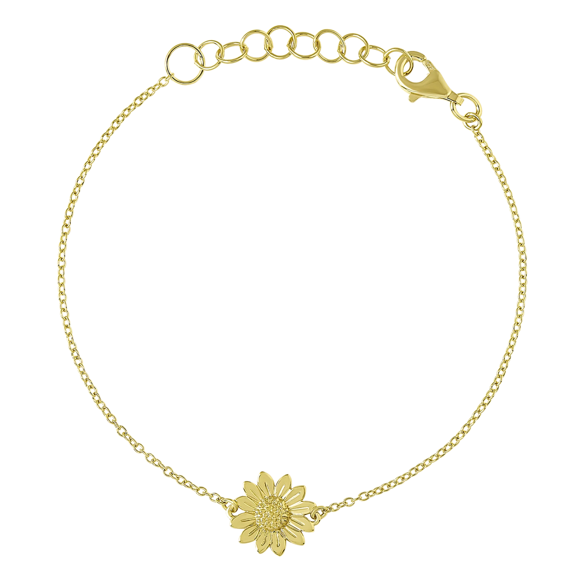Blossoming Sunflower Bracelet Gold - Mountain Dreads