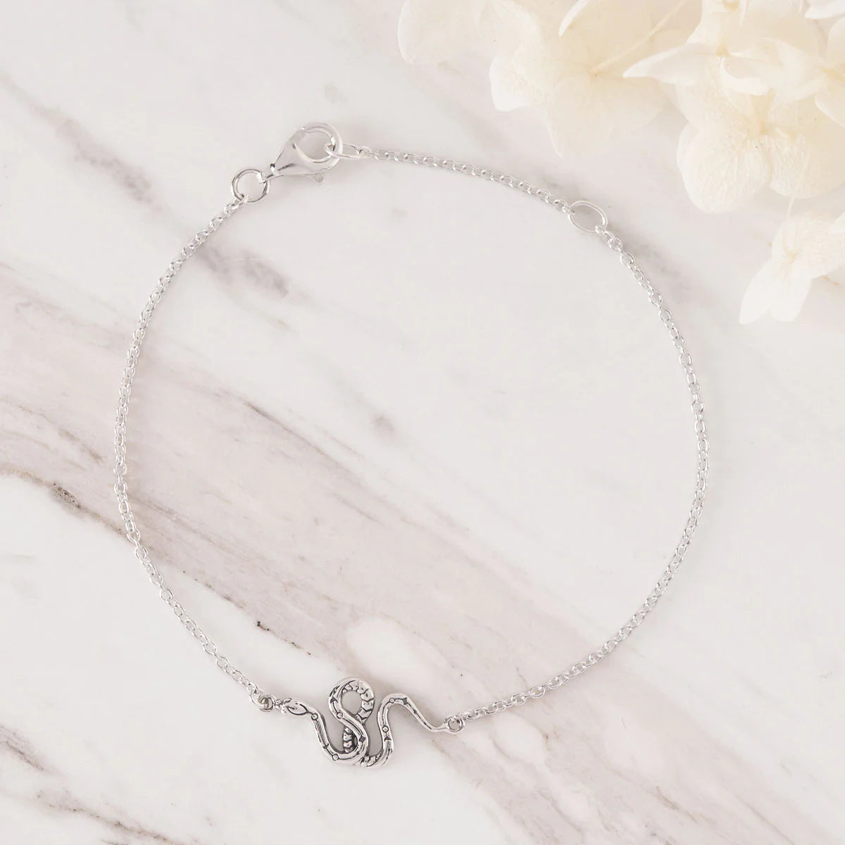 Sterling Silver, Serpent Bracelet (view 4) - Mountain Dreads