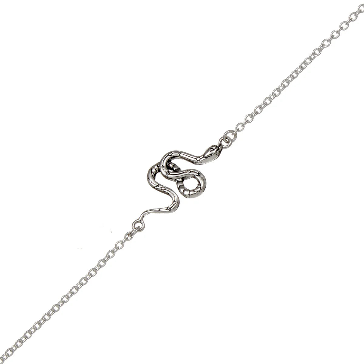 Sterling Silver, Serpent Bracelet (view 3) - Mountain Dreads