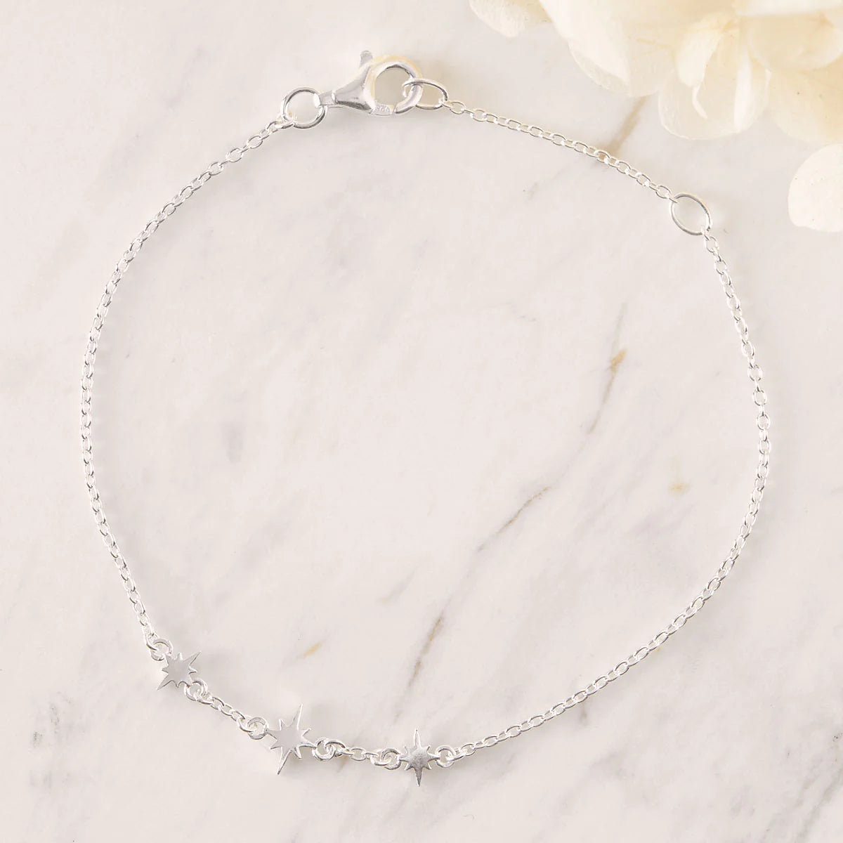 Sterling Silver, Celestial Star Bracelet (view 4) - Mountain Dreads