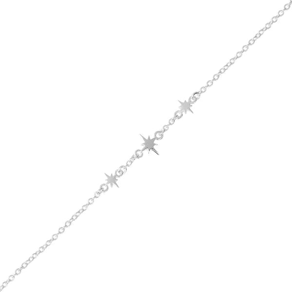 Sterling Silver, Celestial Star Bracelet (view 3) - Mountain Dreads