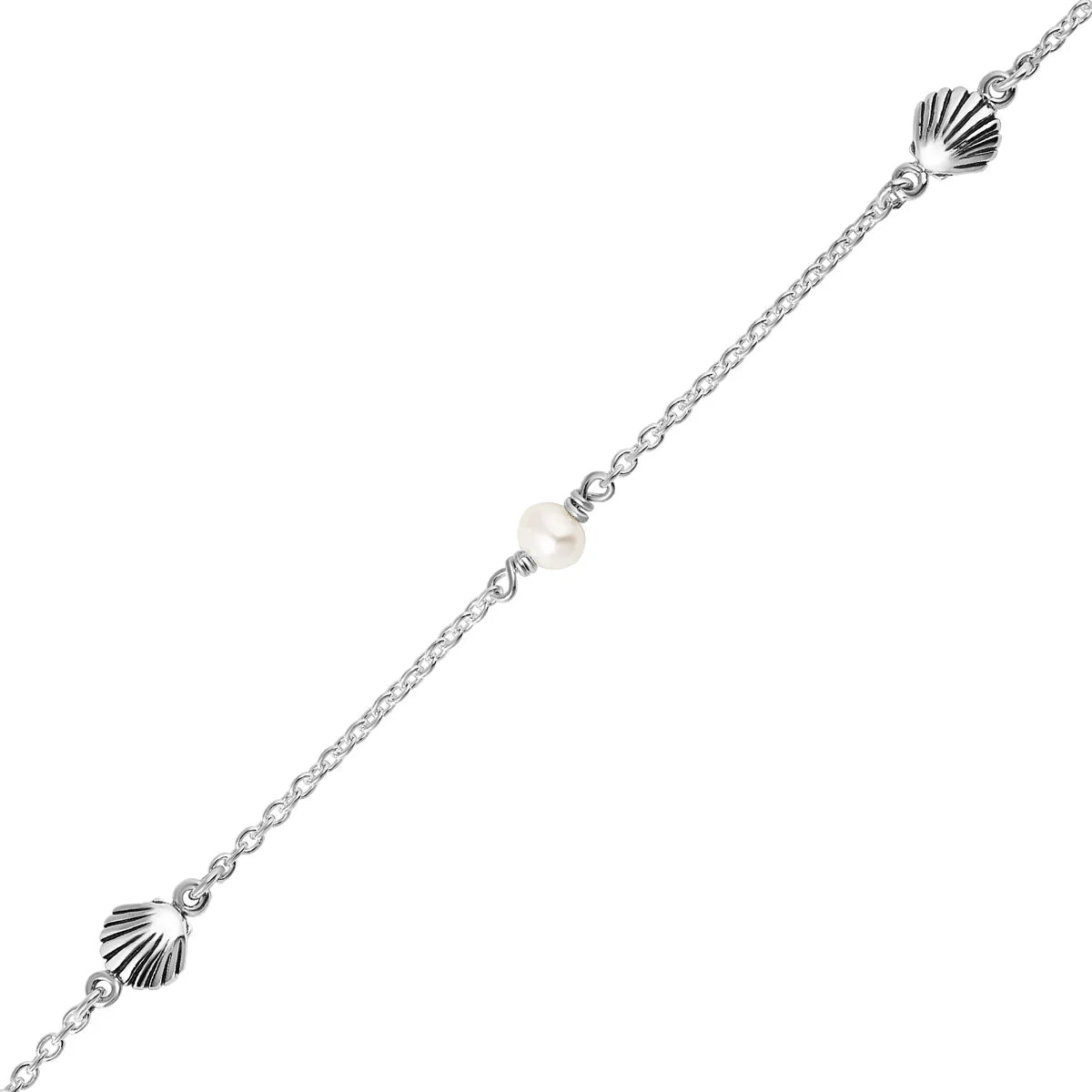 Sterling Silver, Oceanic Pearl Bracelet (view 3) - Mountain Dreads