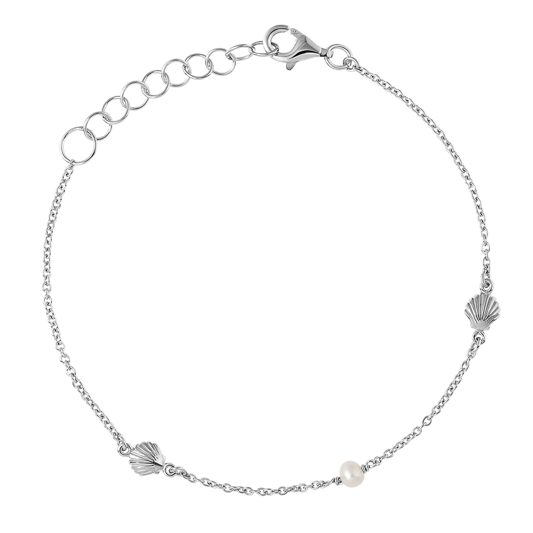 Sterling Silver, Oceanic Pearl Bracelet - Mountain Dreads