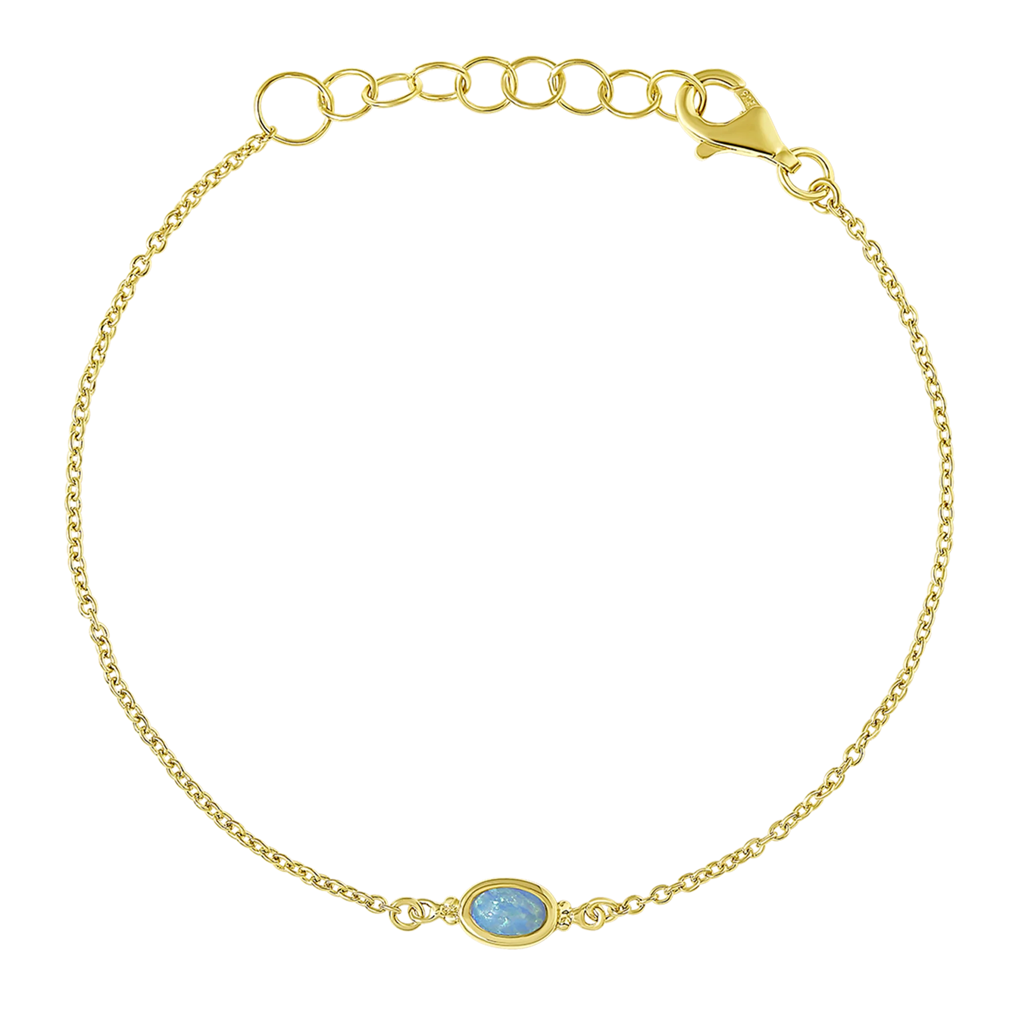 Moon Song Opal Bracelet Gold - Mountain Dreads