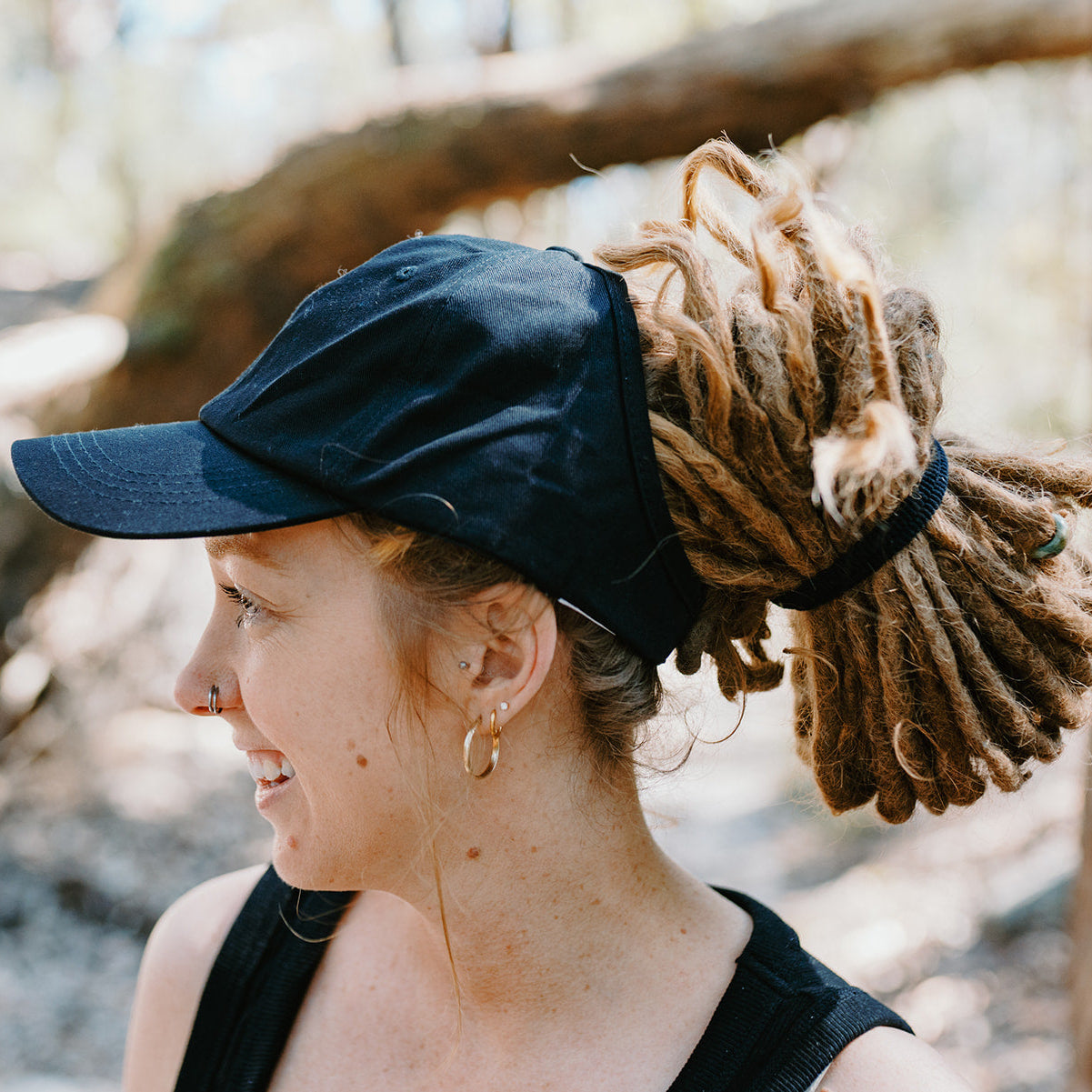 Open Back Dreadlock Cap