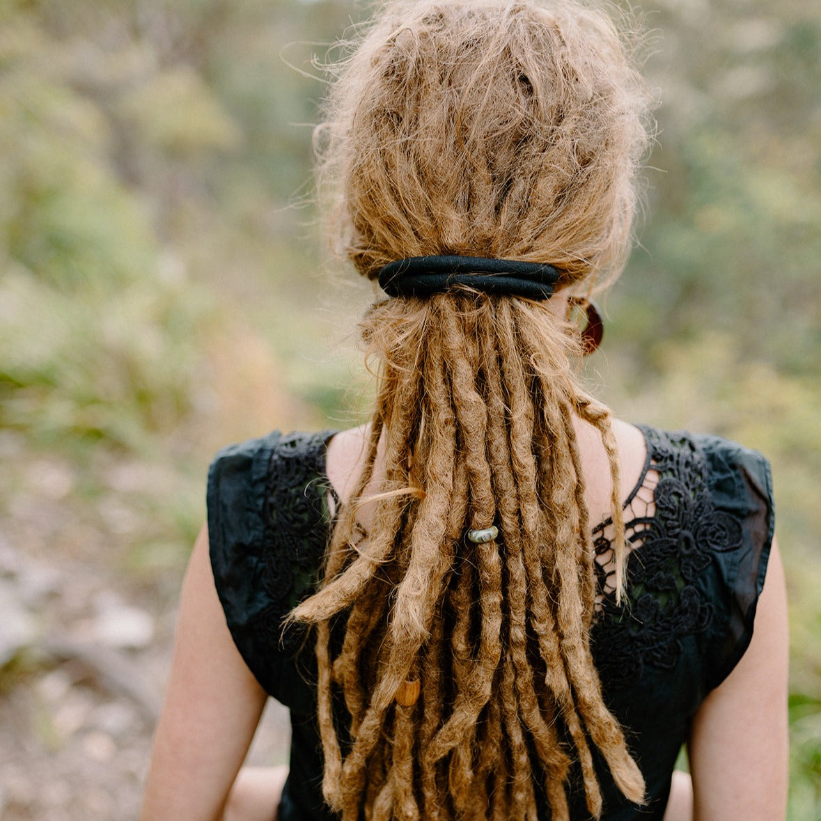 Black Organic Hemp Spiralocks