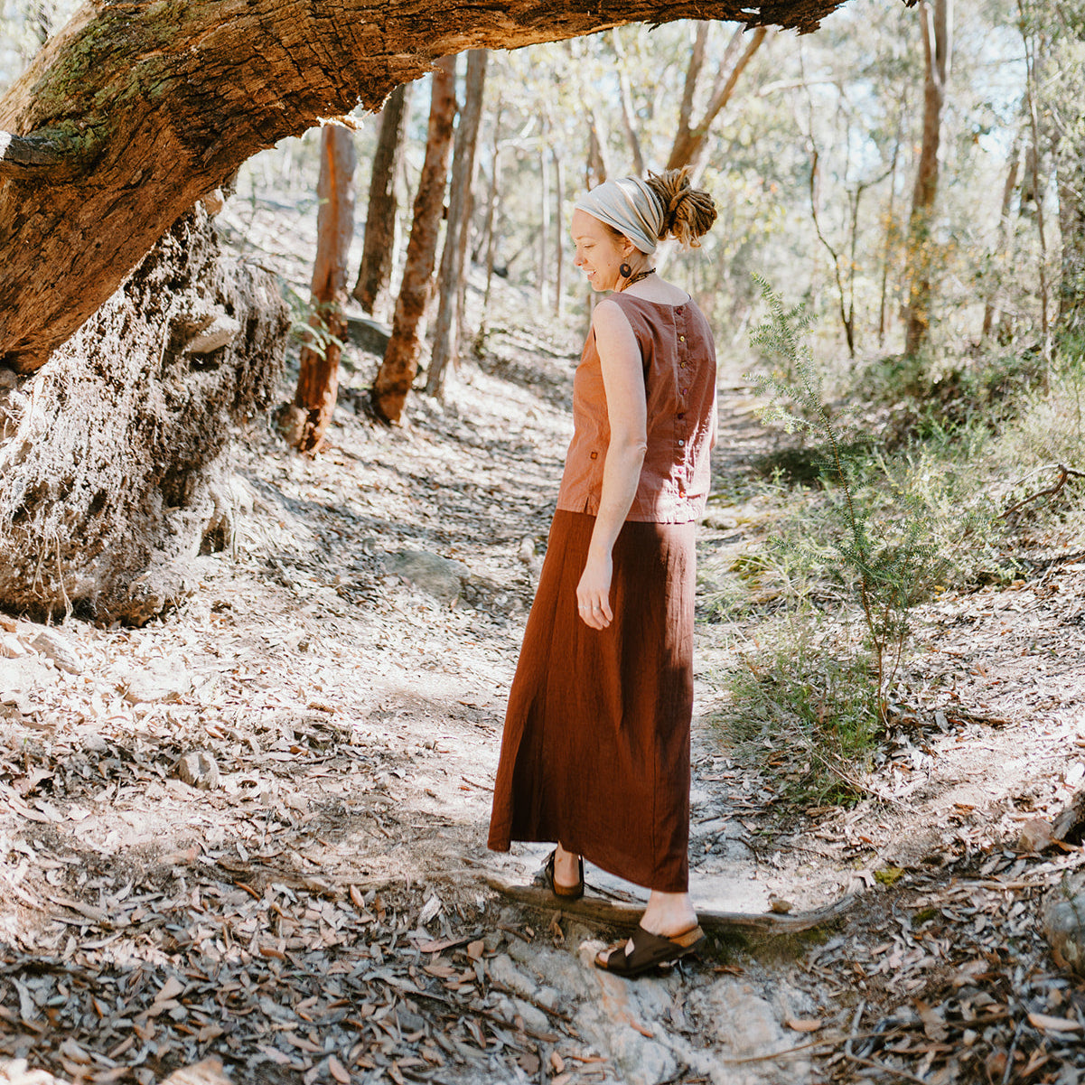 Linen Skirt | Wild Chestnut