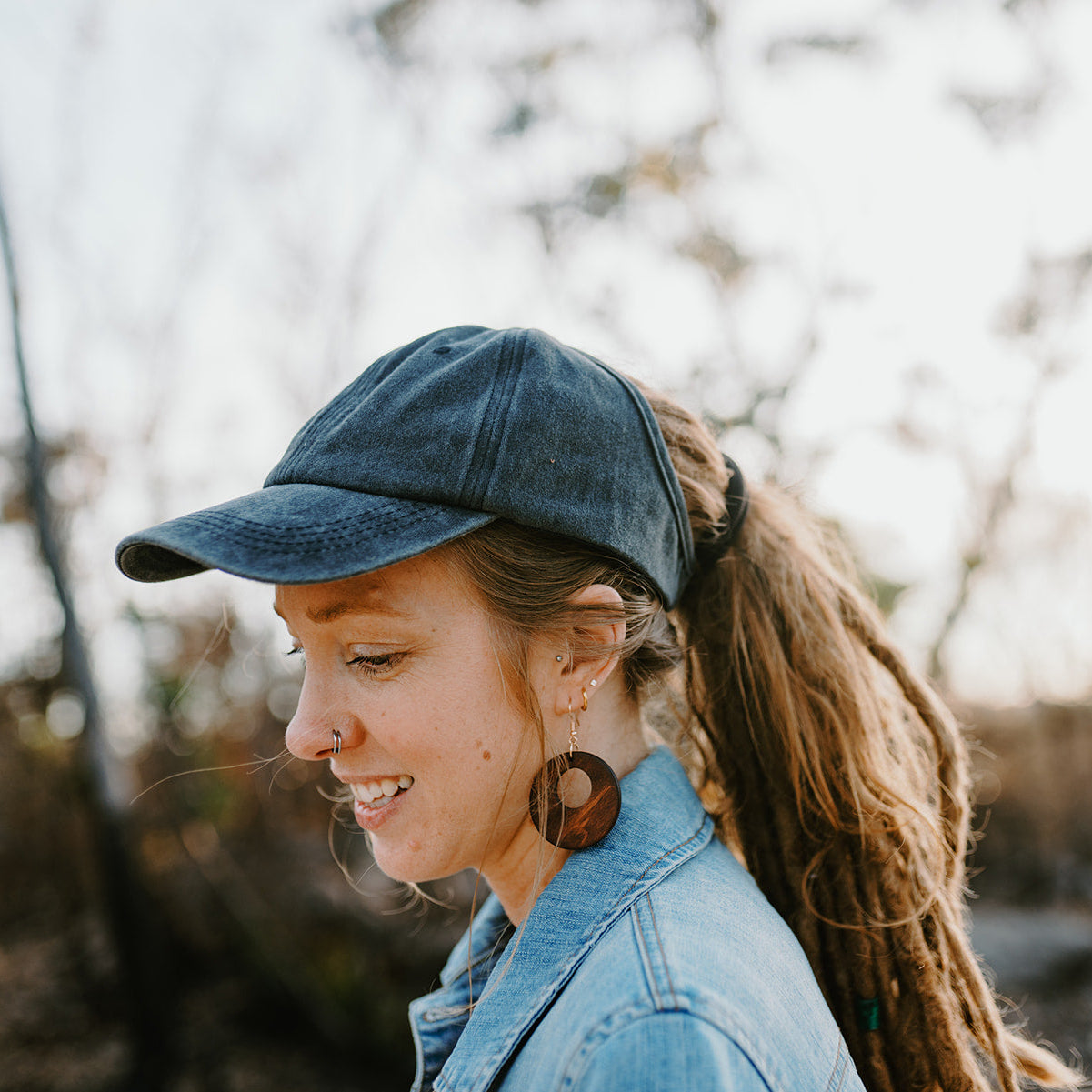 Open Back Dreadlock Cap