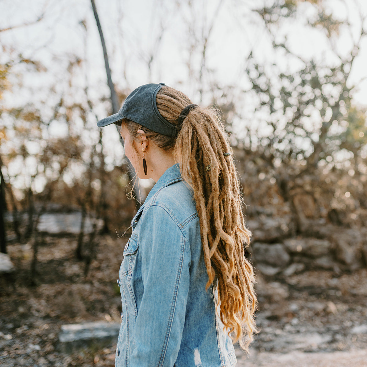 Open Back Dreadlock Cap