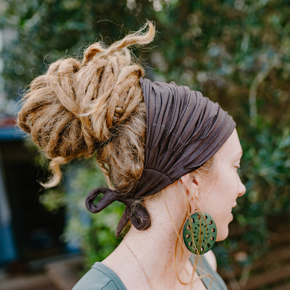 Large Wooden Earrings