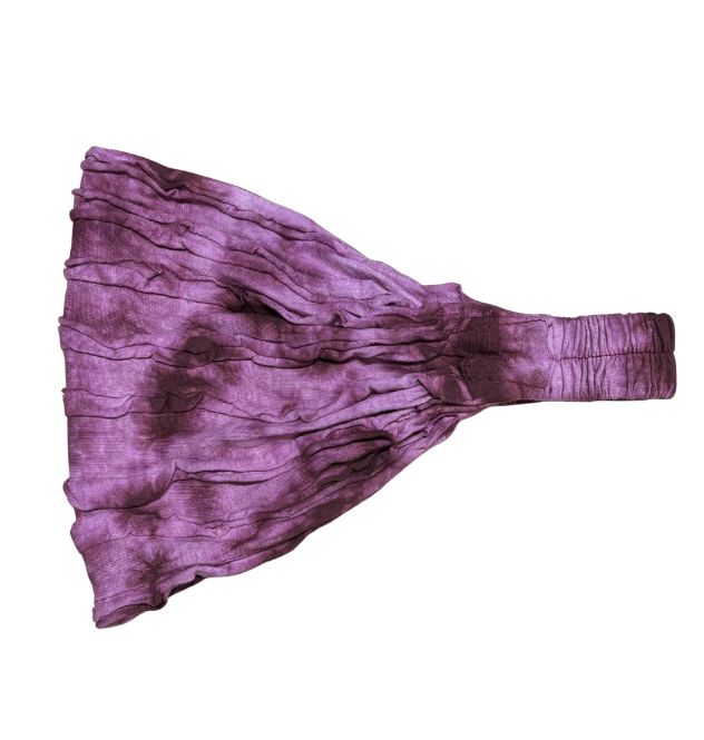 Pink Cotton Elastic Back Headband - Mountain Dreads