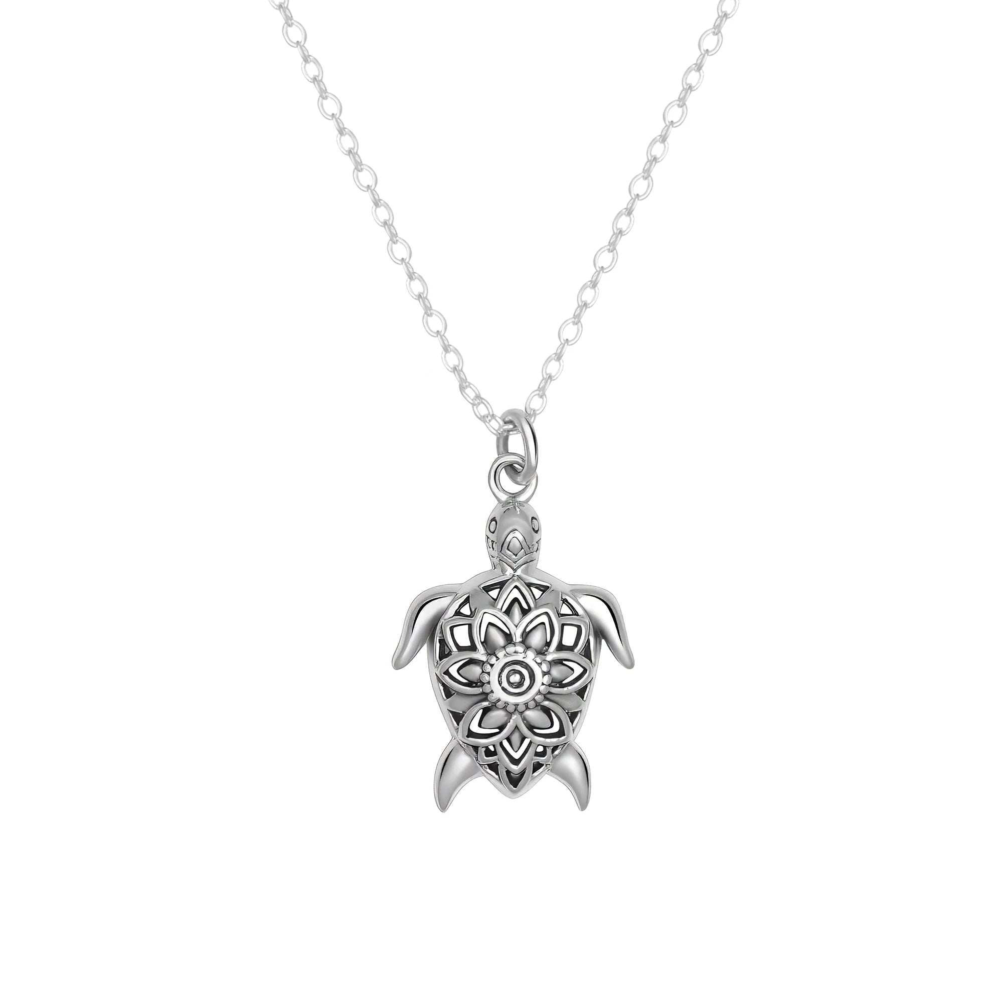 Sterling Silver | Turtle Necklace