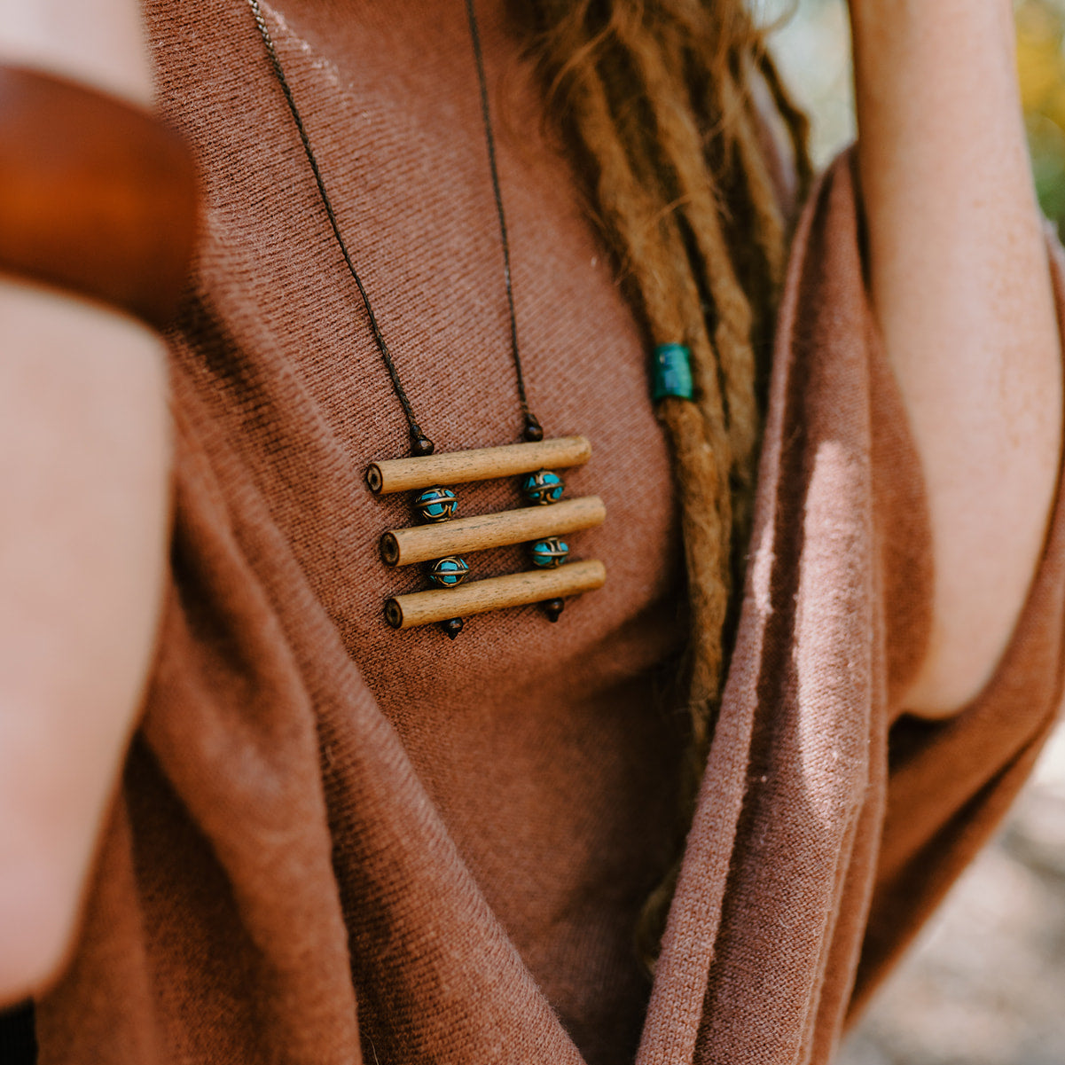 Bamboo Necklace - 3 Rung Ladder