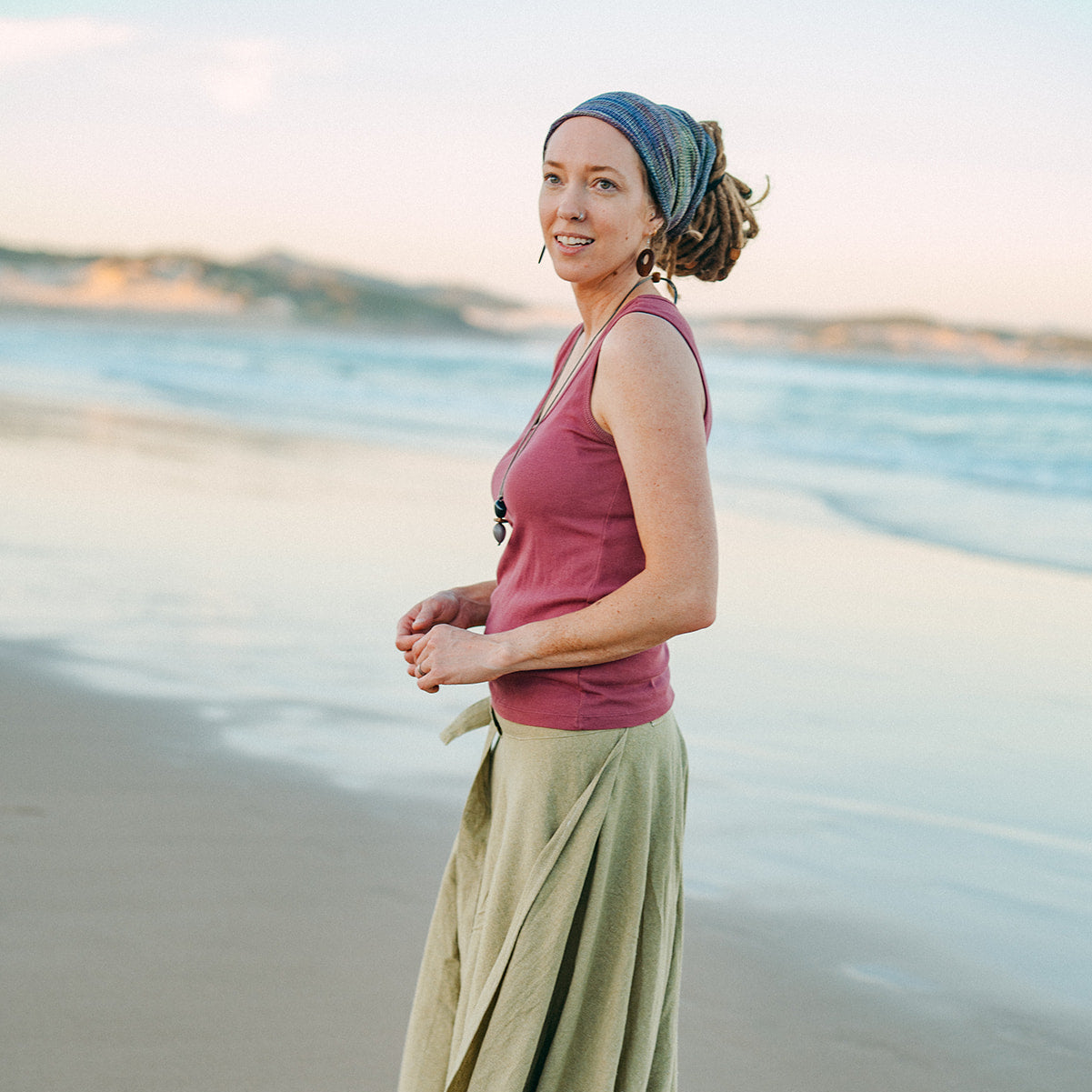 Wide Cotton Headband (view 8) - Mountain Dreads