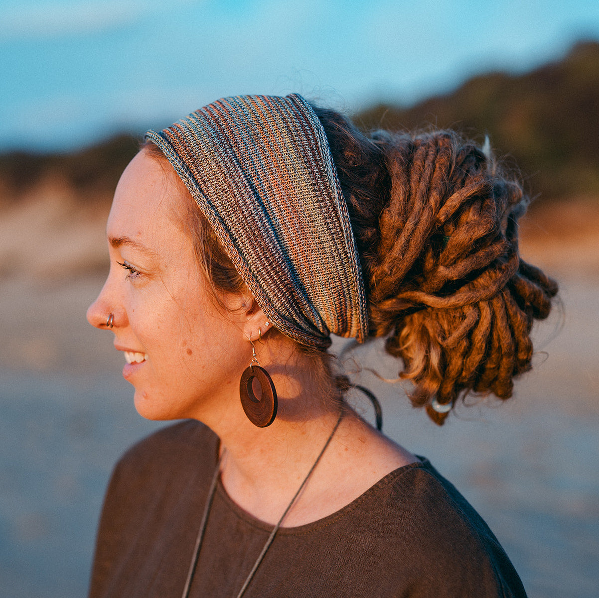 Regular Cotton Headband (view 4) - Mountain Dreads