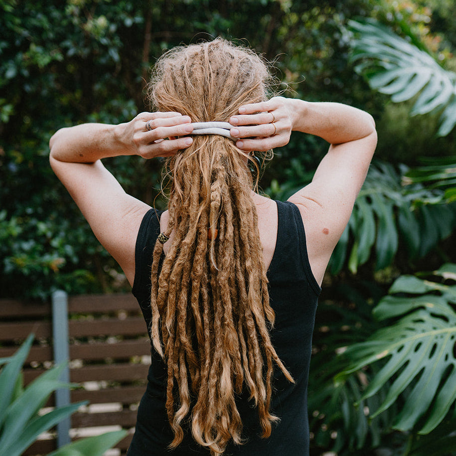 Natural Hemp Spiralocks dreadlock beads (view 2) - Mountain Dreads
