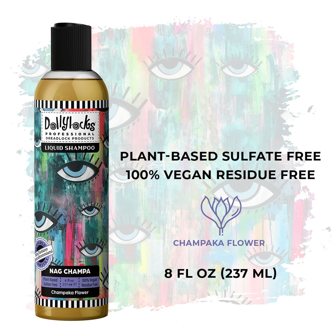 Dollylocks Clarifying Liquid Shampoo, Nag Champa - Mountain Dreads