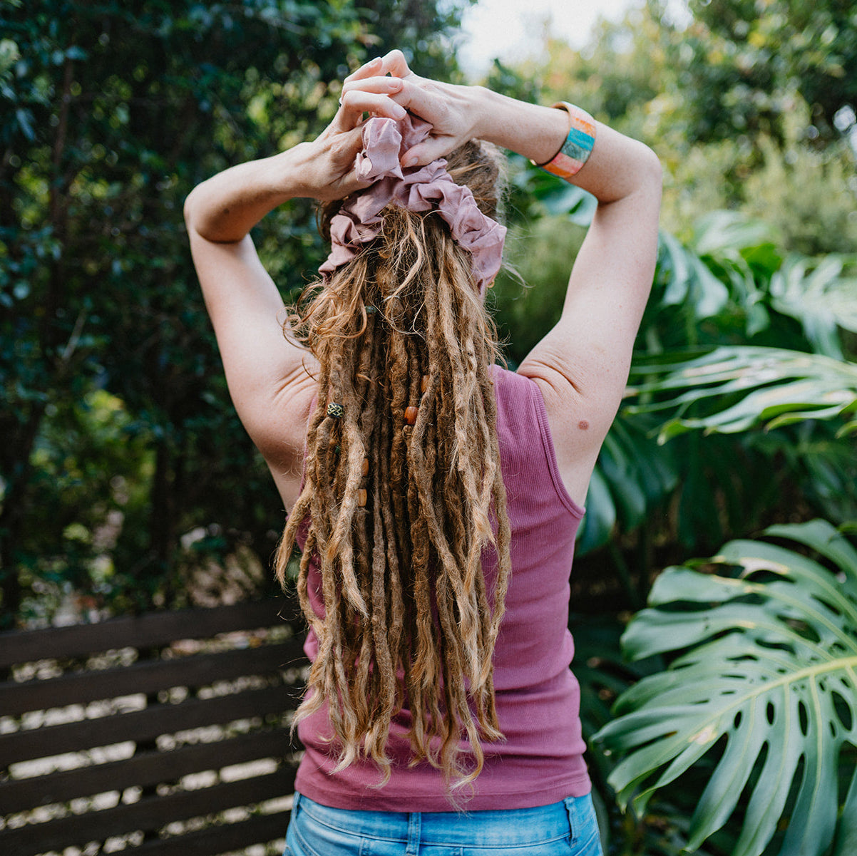 Linen Spiralock Scrunchies