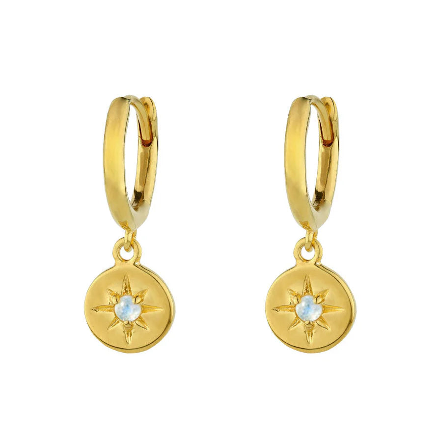 Enchanted Light Gold Huggies jewellery - Mountain Dreads