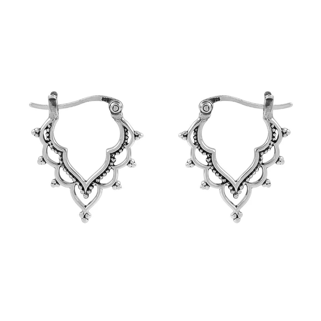 Sterling Silver Golden Temple Sleepers