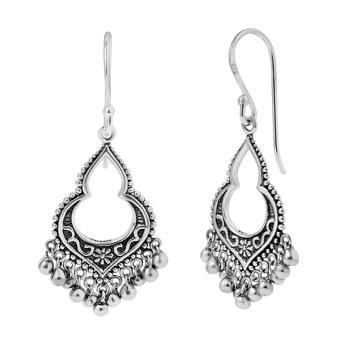 Sterling Silver Mahaweli Charm Earrings