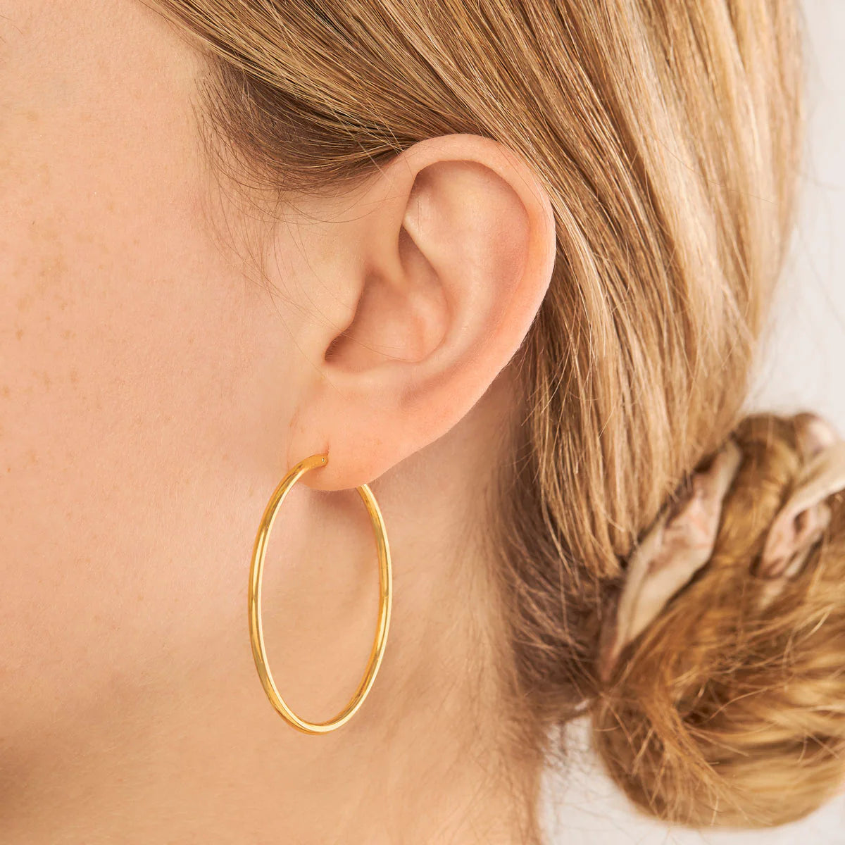 Large Hoop Sleepers Gold jewellery - Mountain Dreads