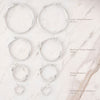 Sterling Silver Medium Hoop Sleepers