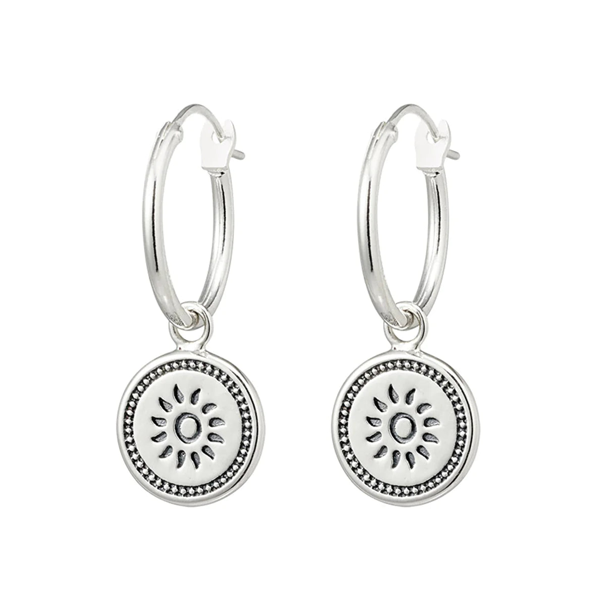 Sterling Silver Solstice Hoops