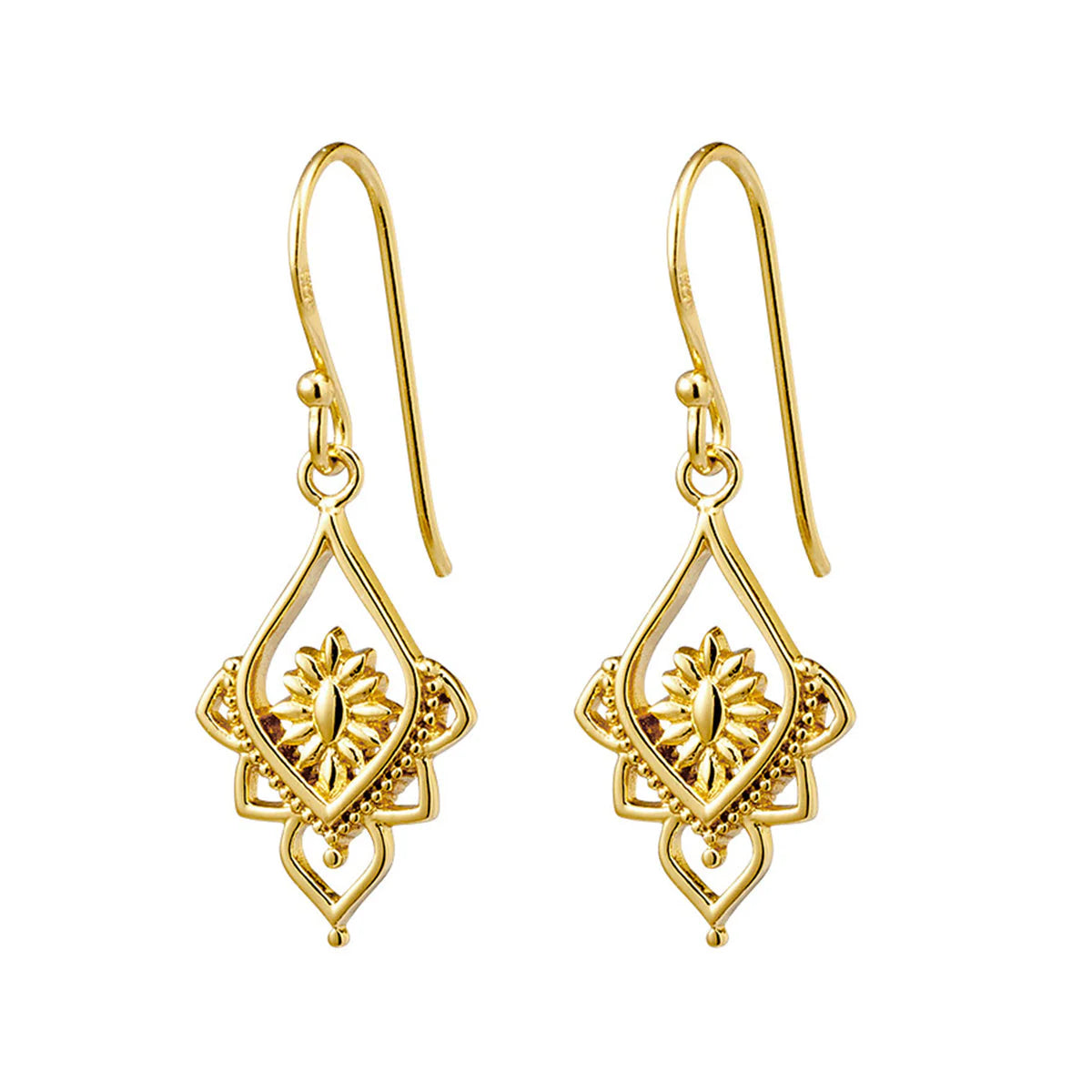 Mitra Earrings Gold - Mountain Dreads