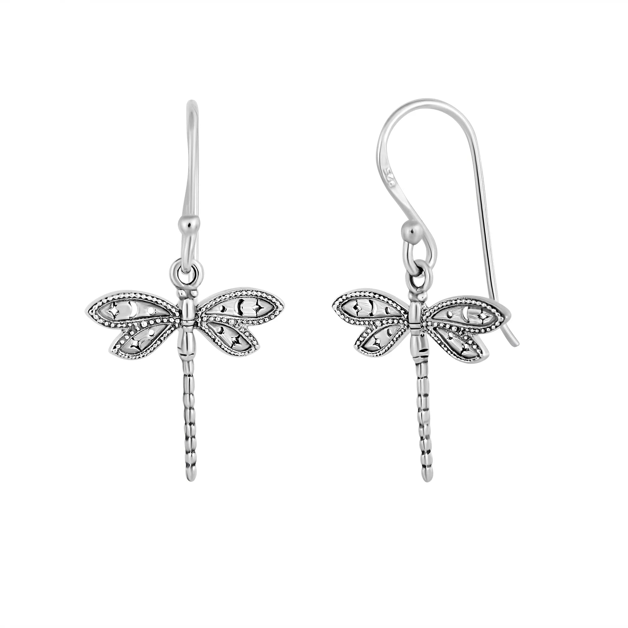Sterling Silver | Wild Dragonfly Earrings