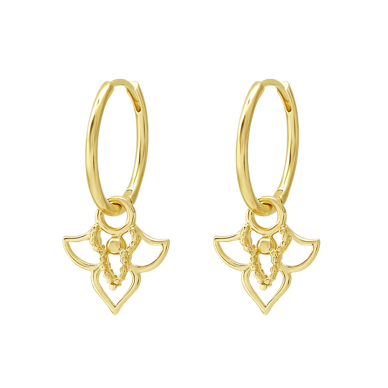 Sacred Bloom Huggies Gold jewellery - Mountain Dreads