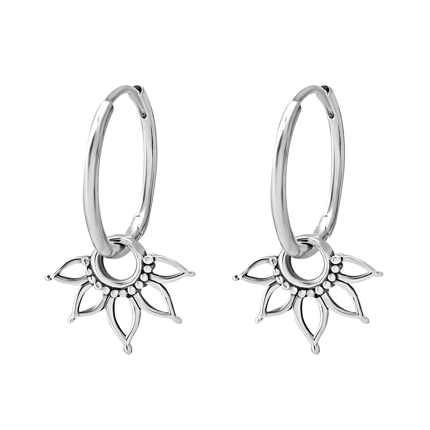 Sterling Silver Amara Huggies jewellery - Mountain Dreads