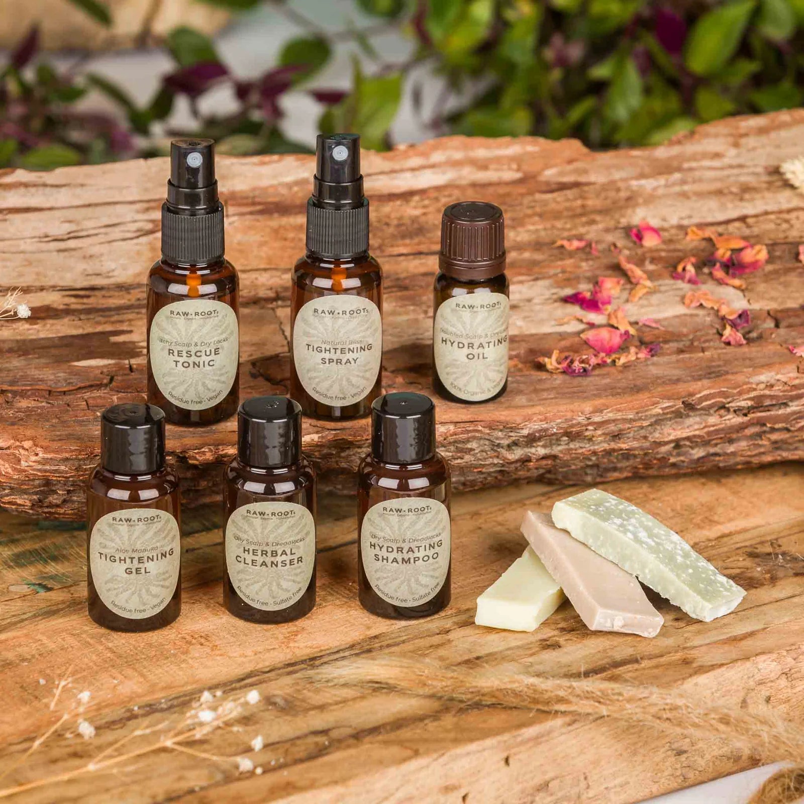 Raw Roots Travel Size Sampler Set of 6