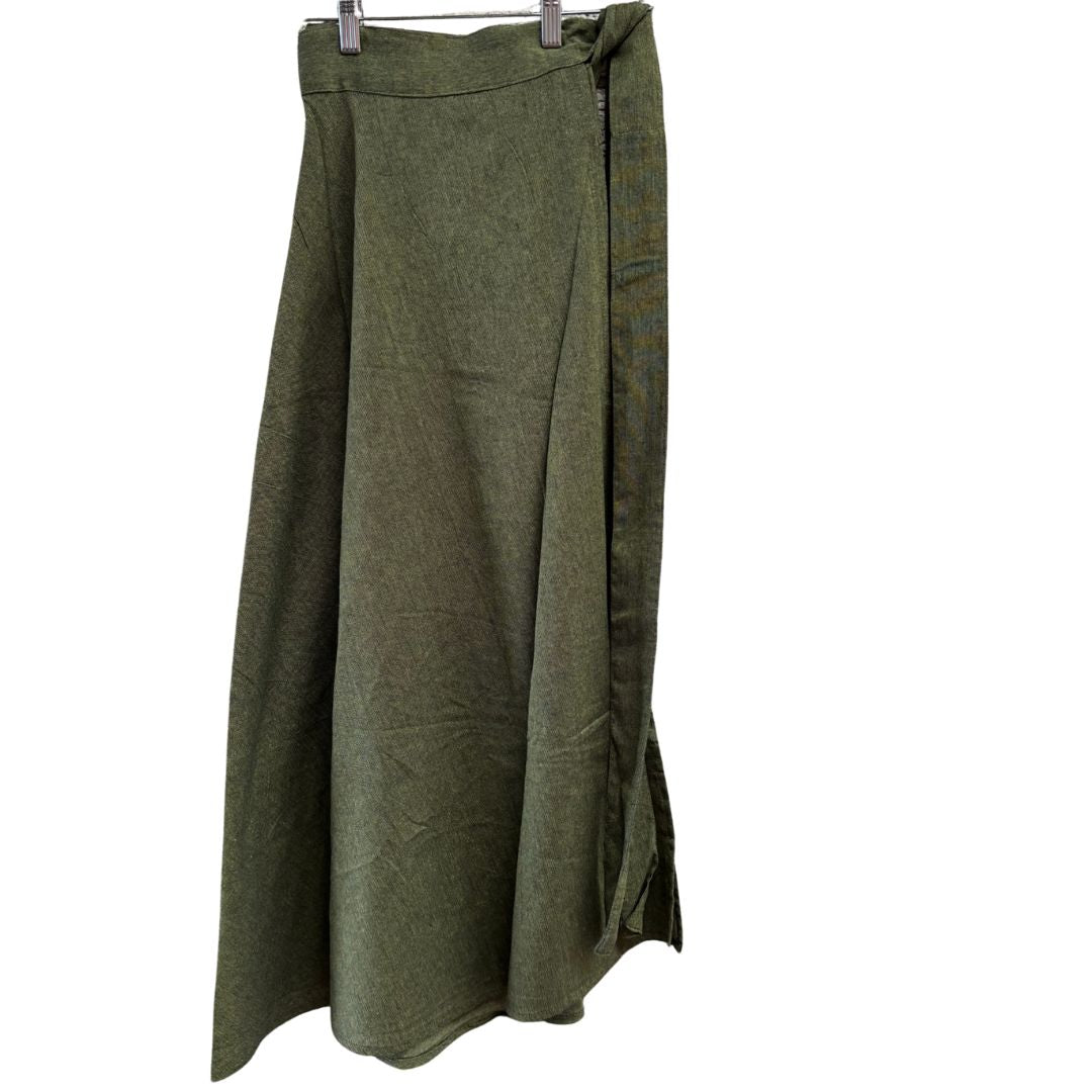 Nymph | Long Cotton Wrap Skirt