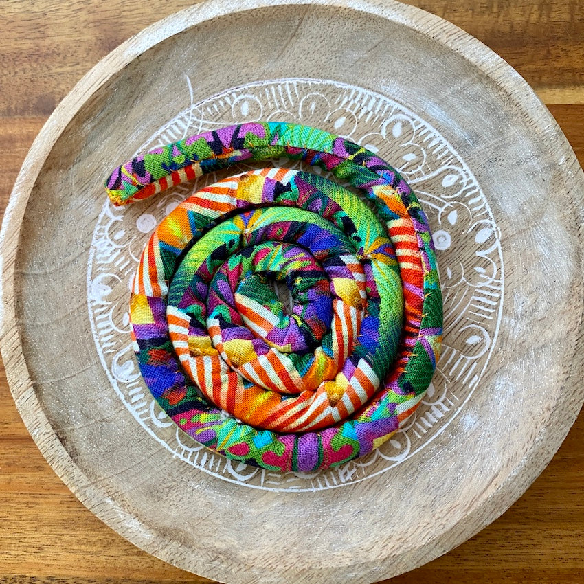 Tropical Rainbow Vegan Spiralocks