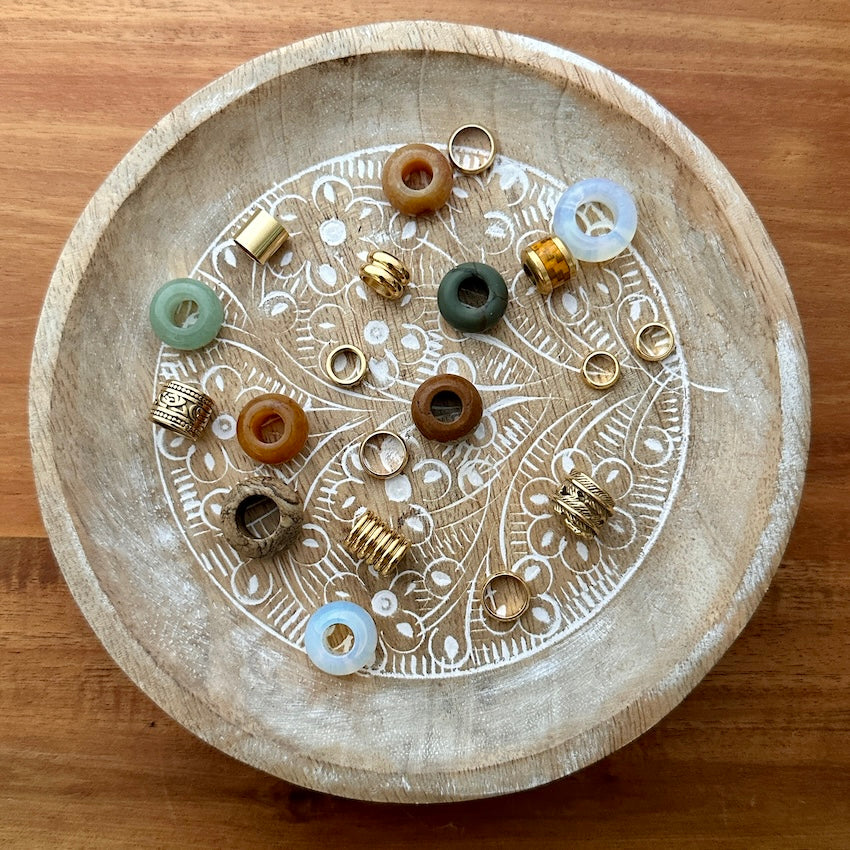 Shoreline | Dreadlock Beads | Set Of 20