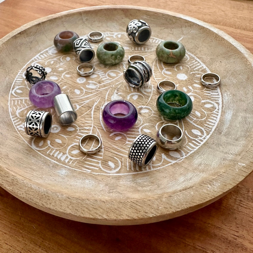 Magical Forest Dreadlock Beads | Set Of 20